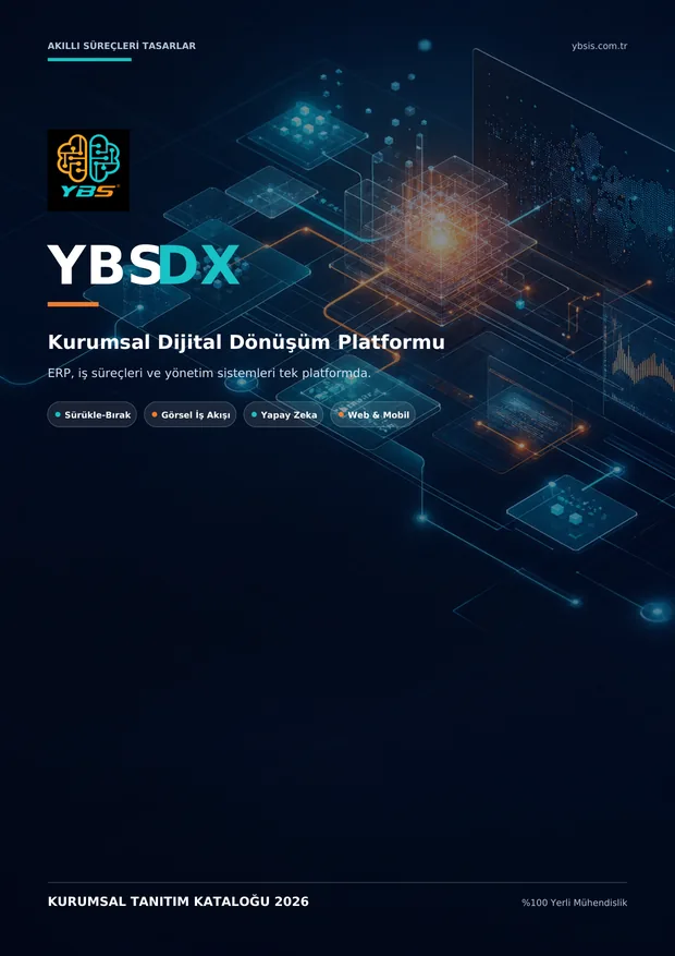YBS Kurumsal Dijital Dönüşüm Kataloğu 2026 kapağı